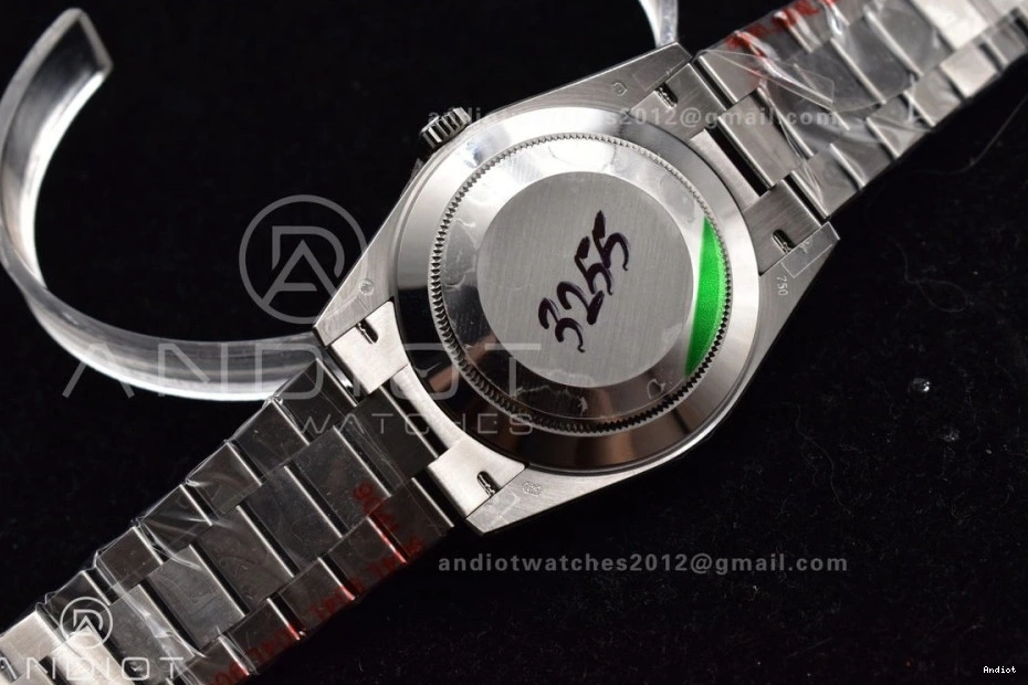 Arabic Blue 904L Dial Bracelet V2 on Markers SS A3255 President DayDate 40 Iced GMF Steel 1126